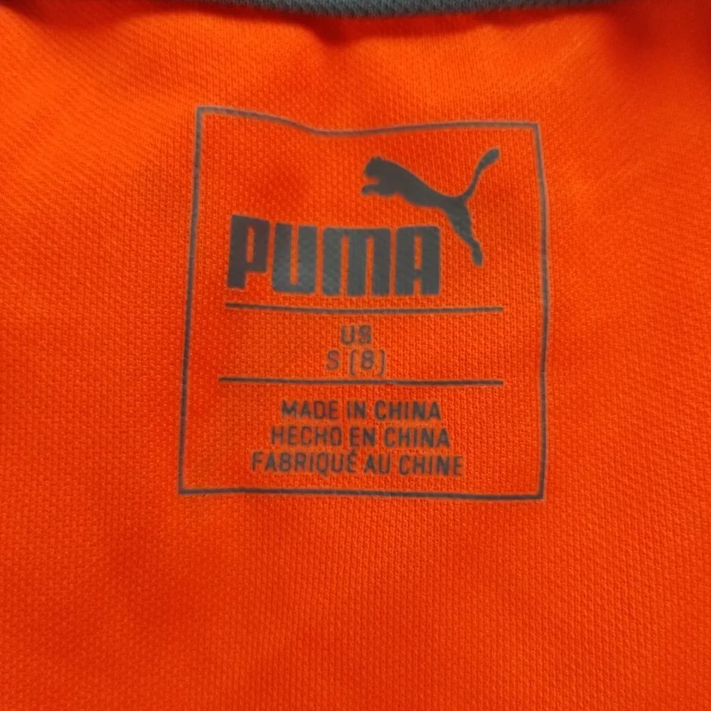 Puma Neon Orange Long Sleeve - Picture 4 of 5